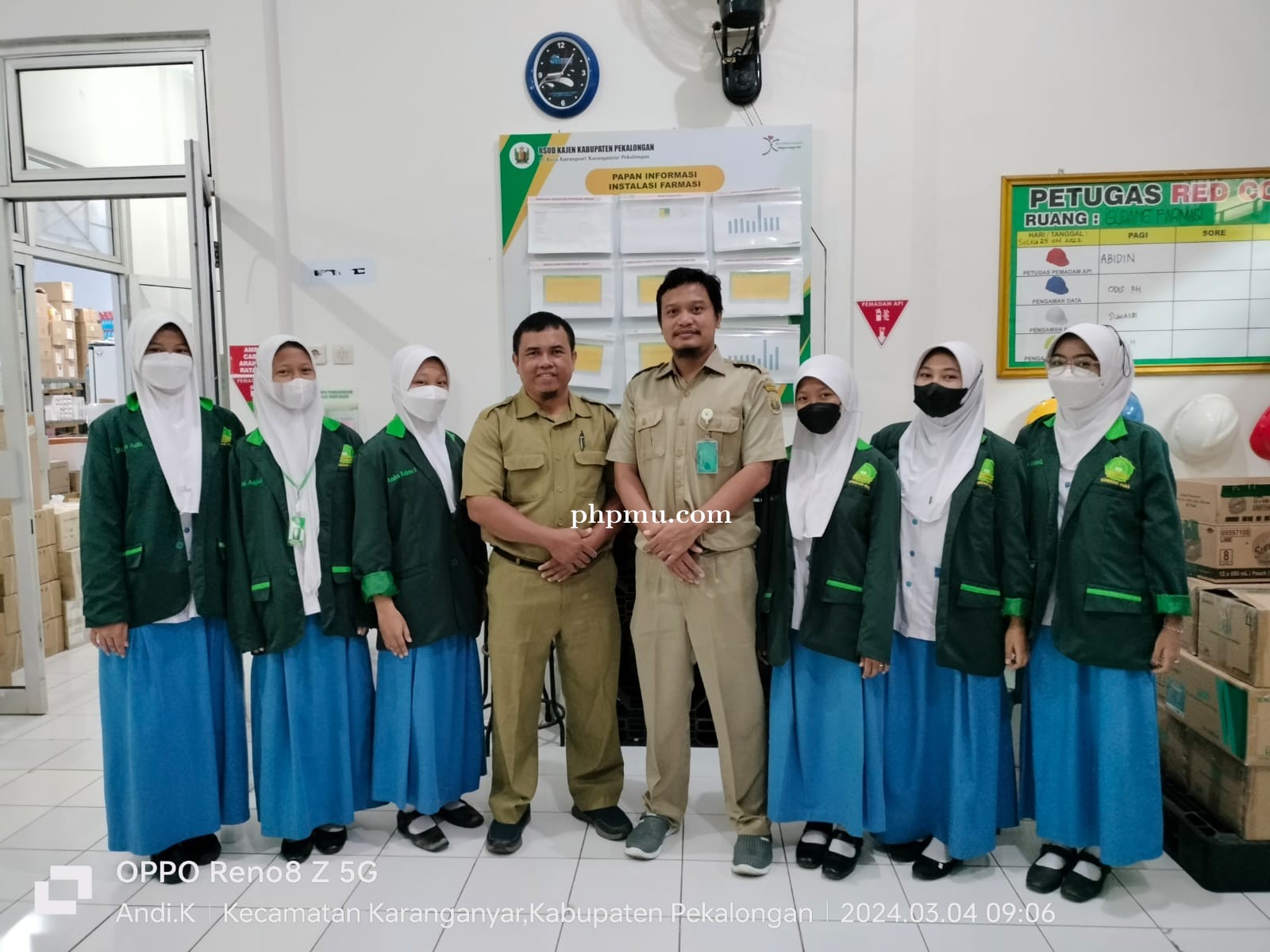 Penarikan siswa PKL di RSUD Kajen Pekalongan