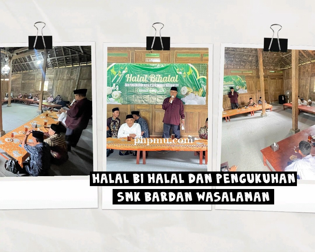 Halal bi halal di SMK Bardan wasalaman