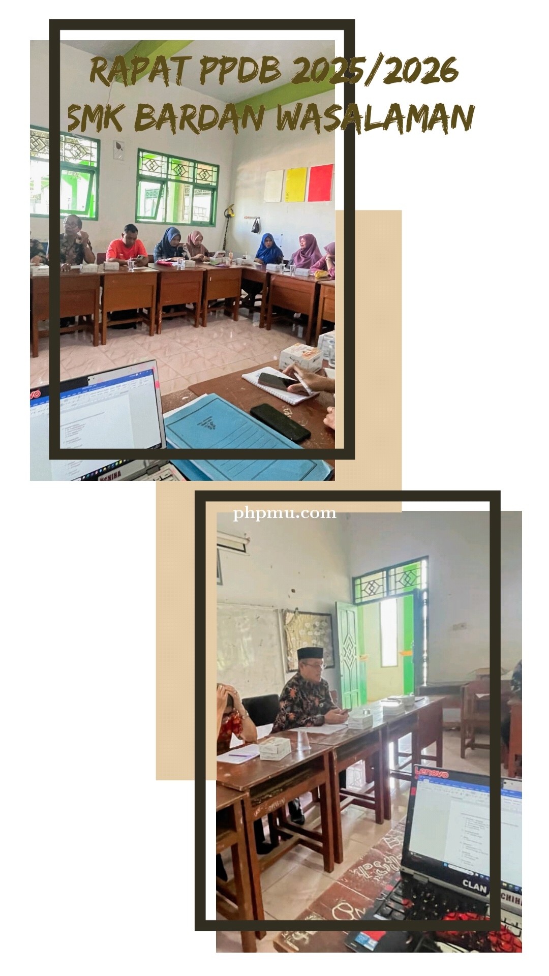Rapat ppdb 2025/2026 SMK Bardan Wasalaman