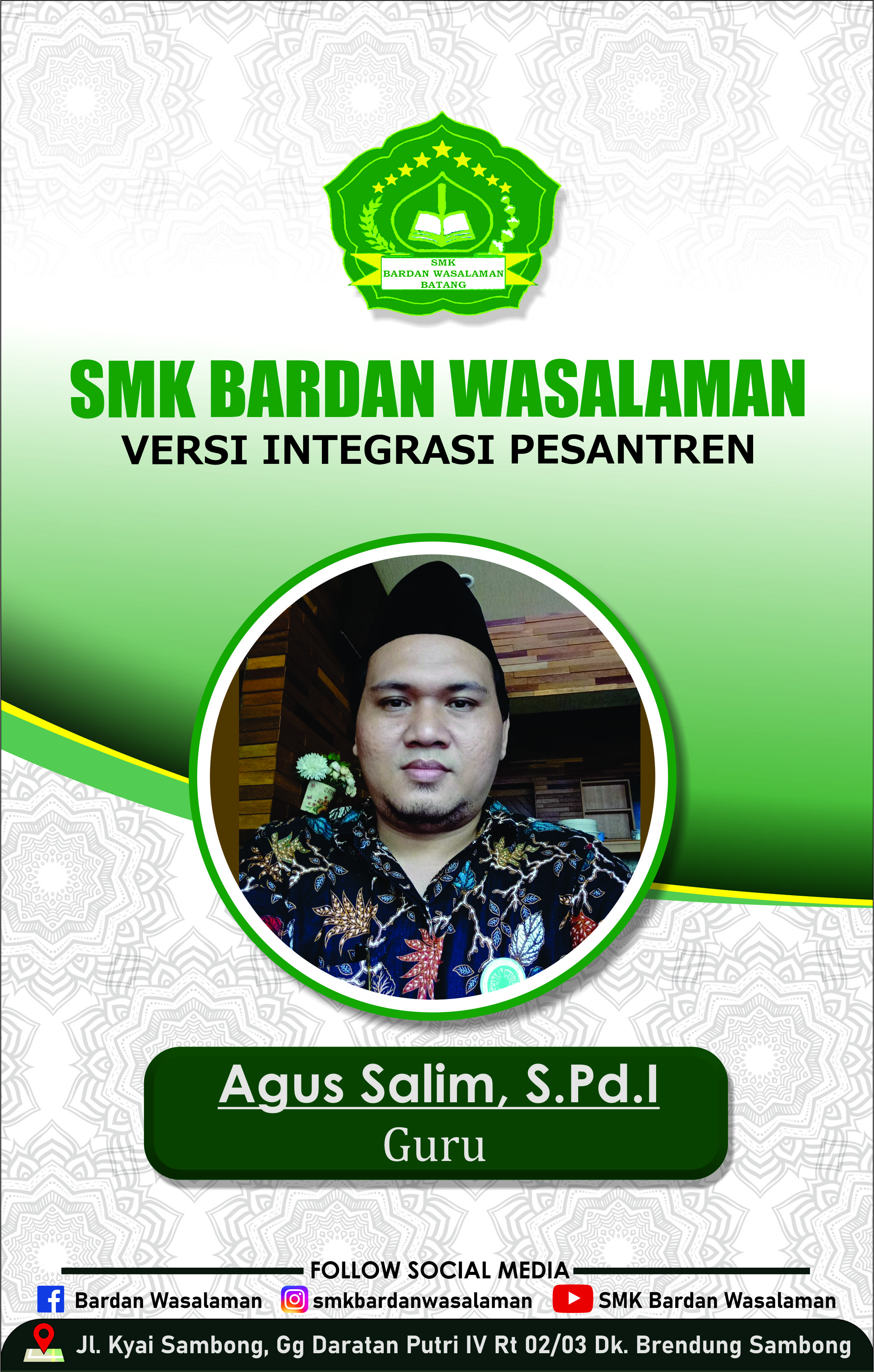 Agus Salim, S.Pd.I