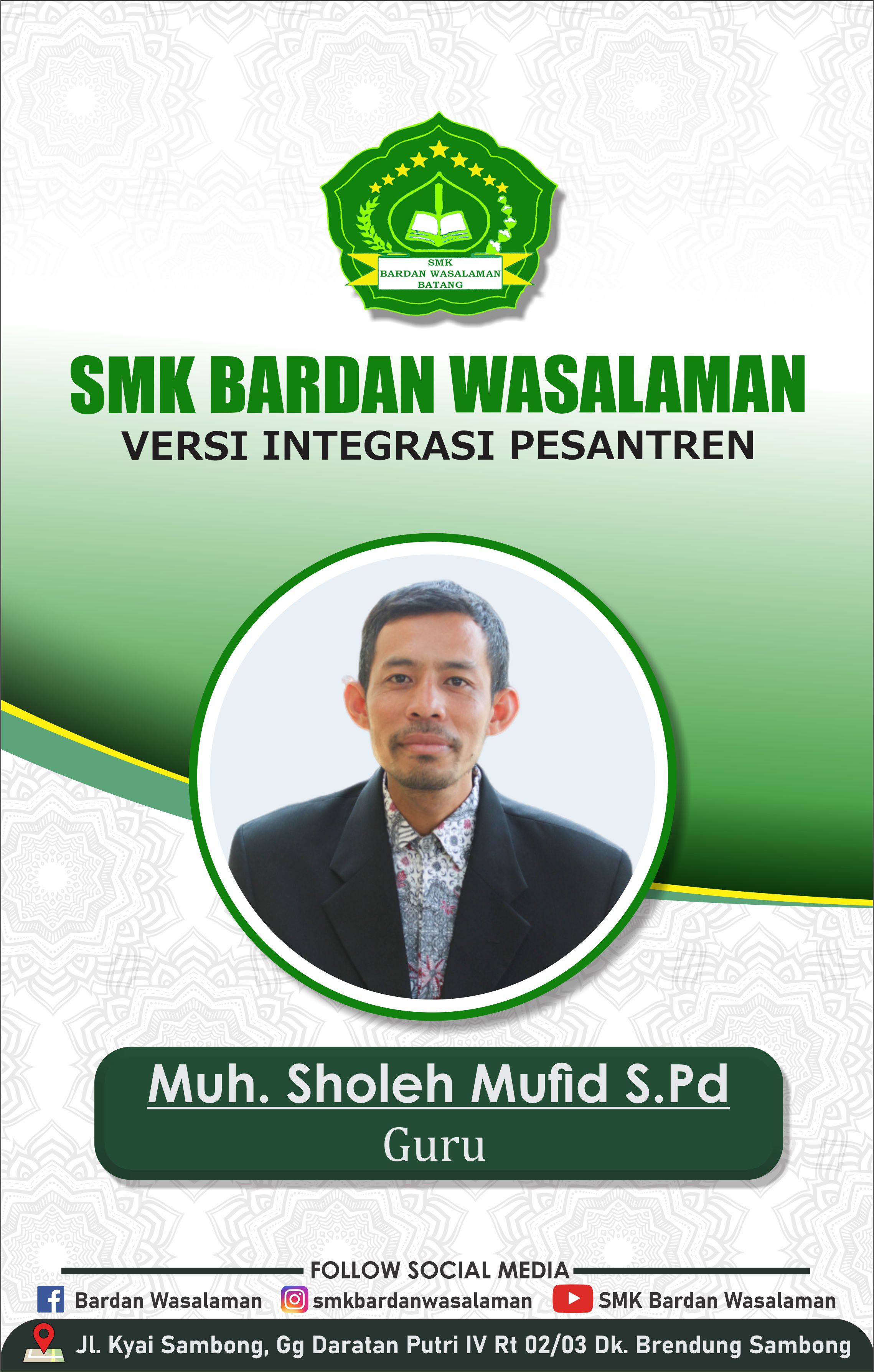 M. Sholeh Mufid, S.Pd